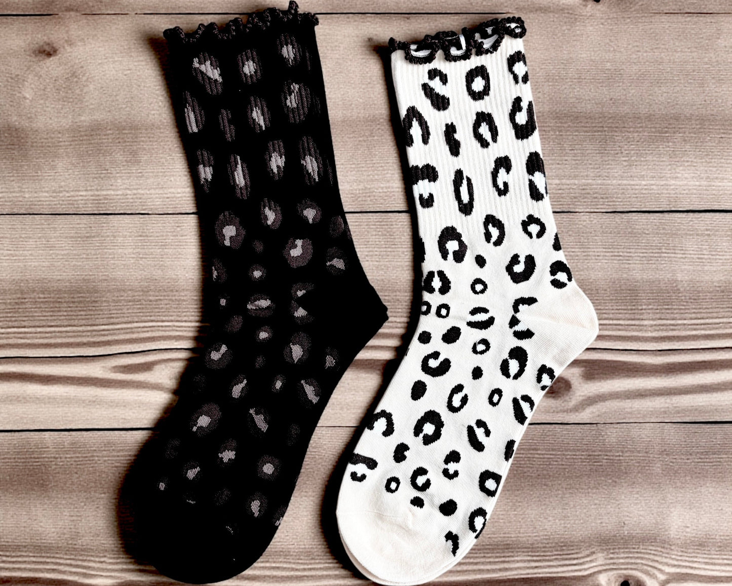 Leoparden-Socken – weich & bequem
