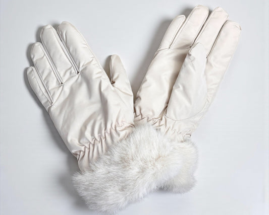 Rino & Pelle – Winter-Handschuhe mit Kunstfellbesatz