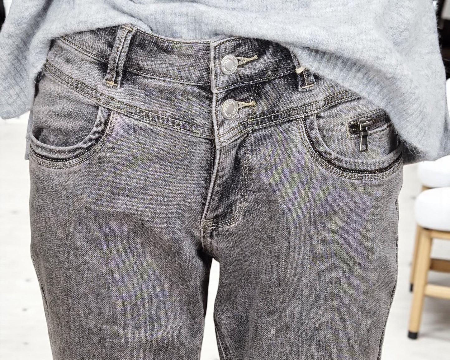 Red Button Jeans „Sienna“ – Grey Used