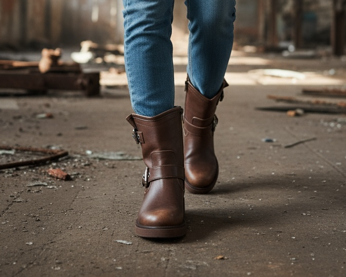 Stylische Biker Boots – edgy, bequem & perfekt für jeden Tag