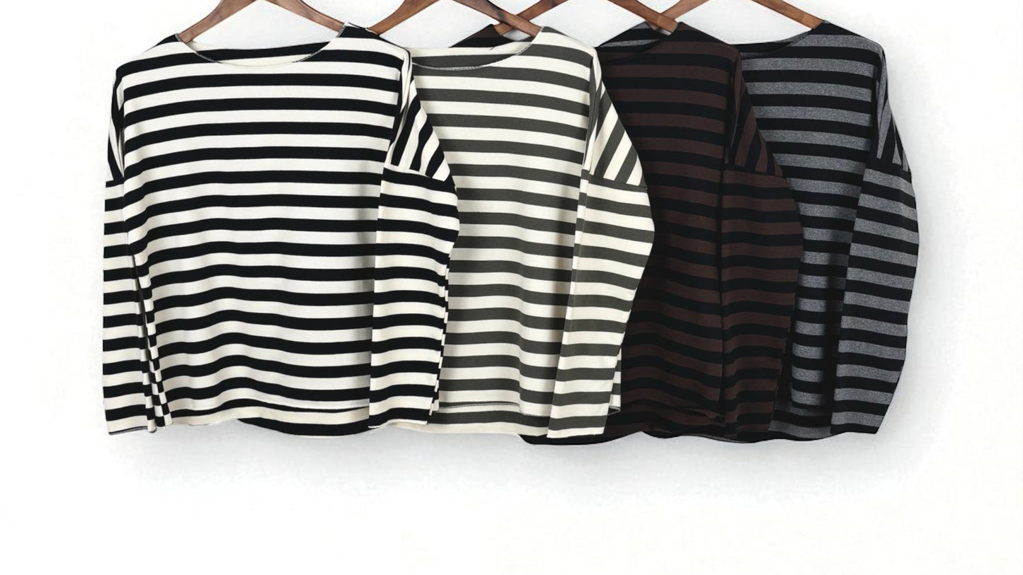 Gestreiftes Longsleeve