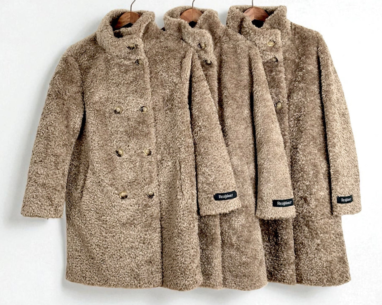 Rino & Pelle – Teddy-Mantel mit Doppelknopfreihe