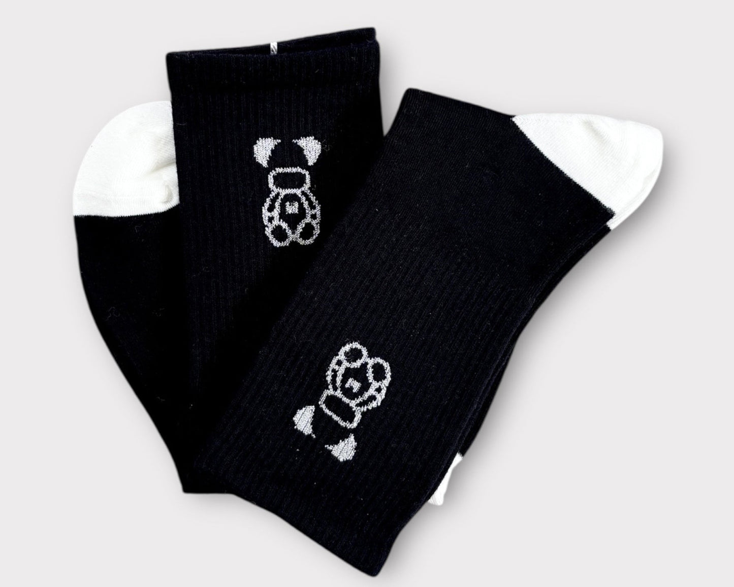 Socken mit Teddy Motiv
