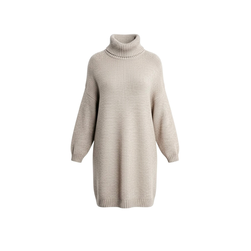 Rollkragen Strickkleid " Mandy"