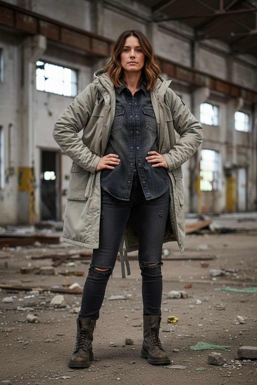 Rino & Pelle – Mantel mit Kapuze