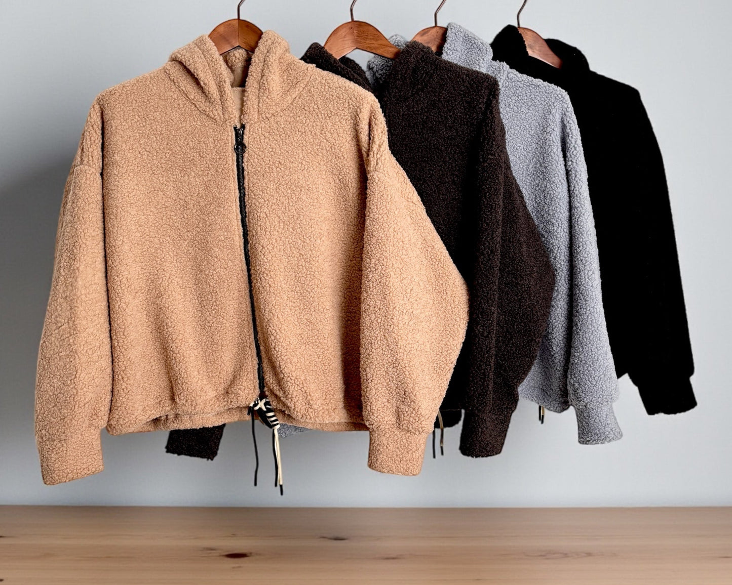 Kuschelige Kapuzenjacke