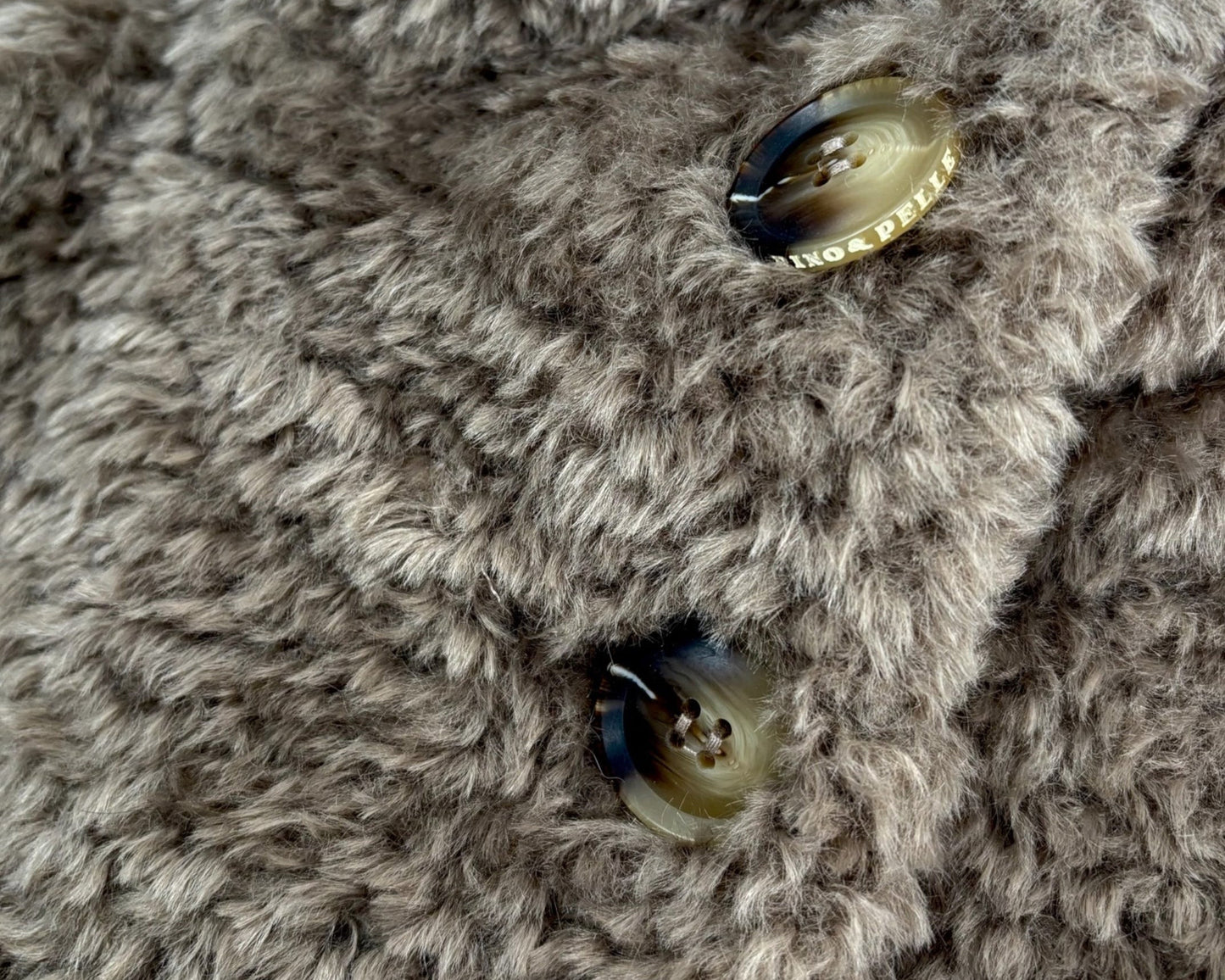 Rino & Pelle – Teddy-Mantel mit Doppelknopfreihe