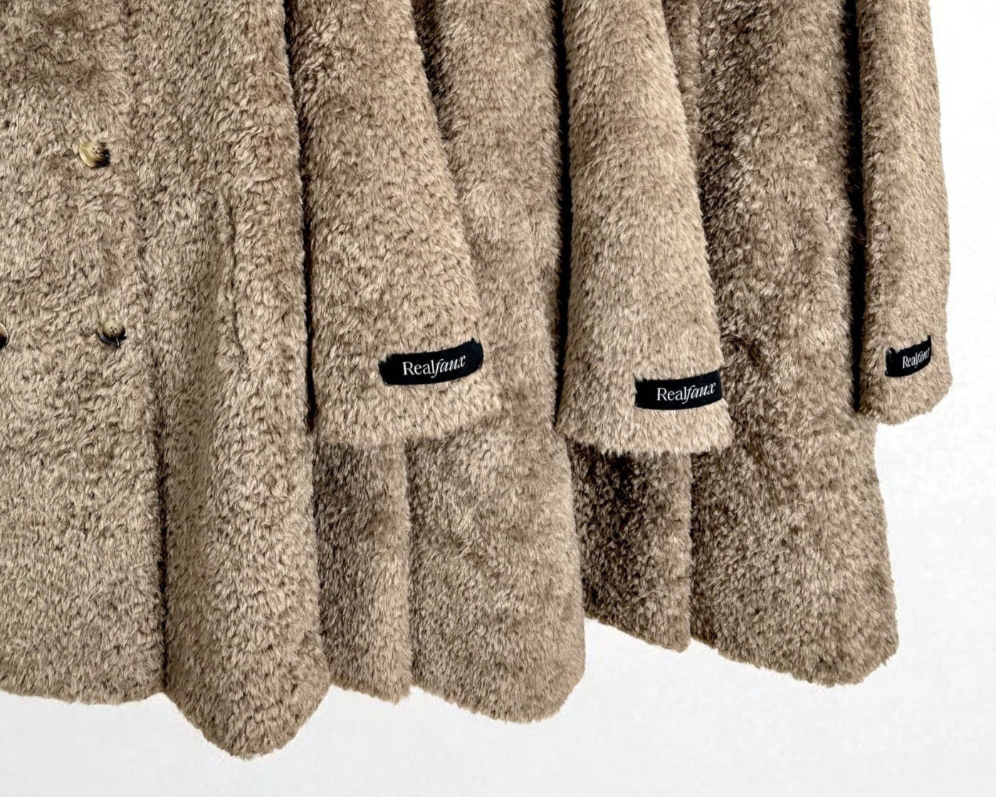 Rino & Pelle – Teddy-Mantel mit Doppelknopfreihe