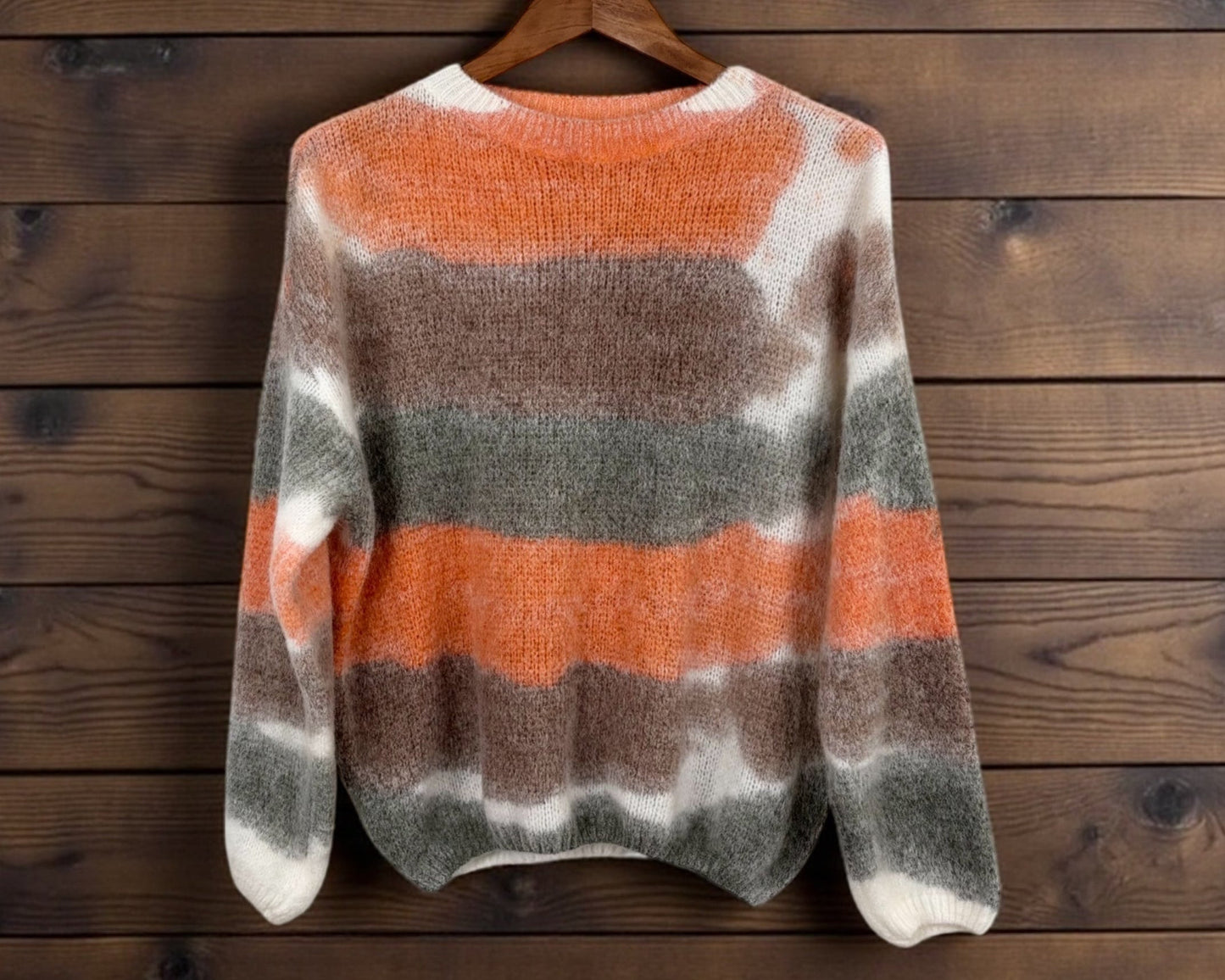 Strickpulli mit Farbverlauf