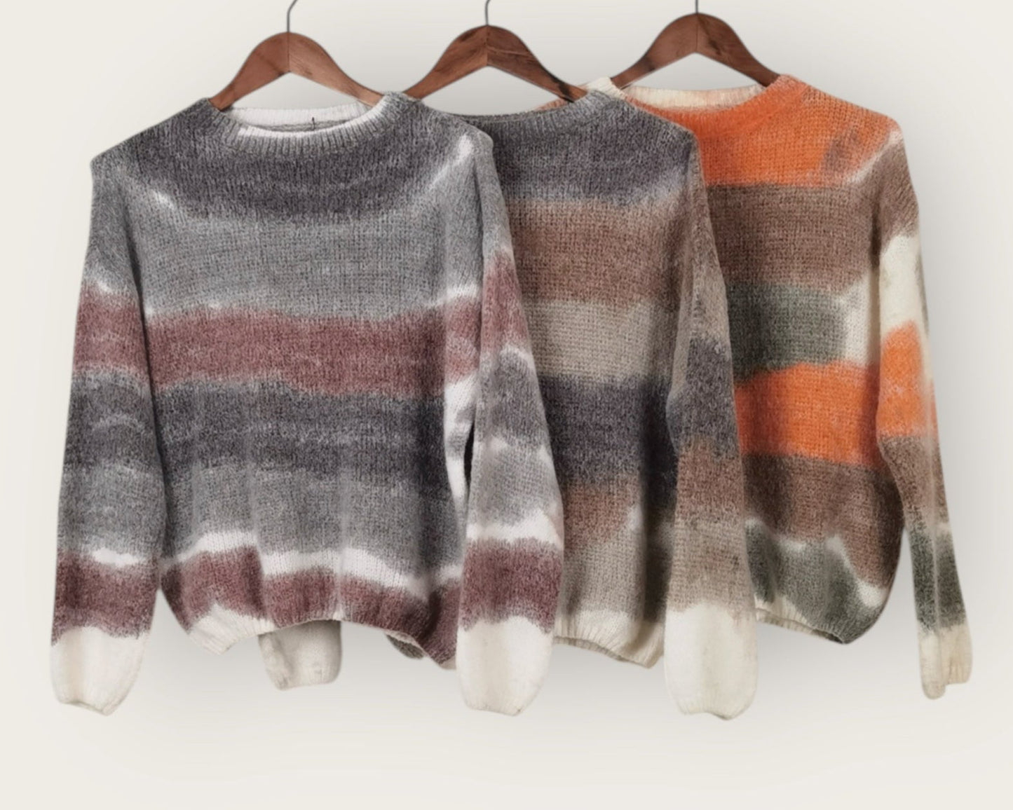 Strickpulli mit Farbverlauf