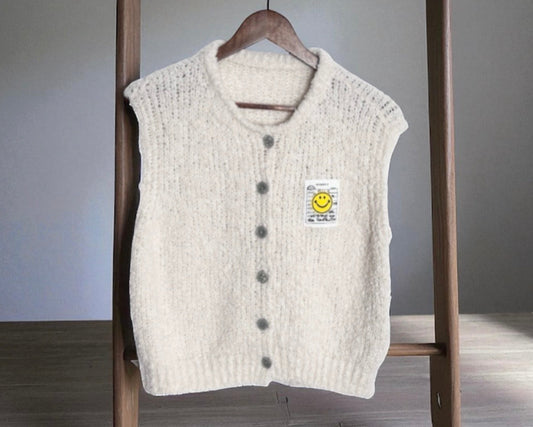 Weste mit Smiley-Patch