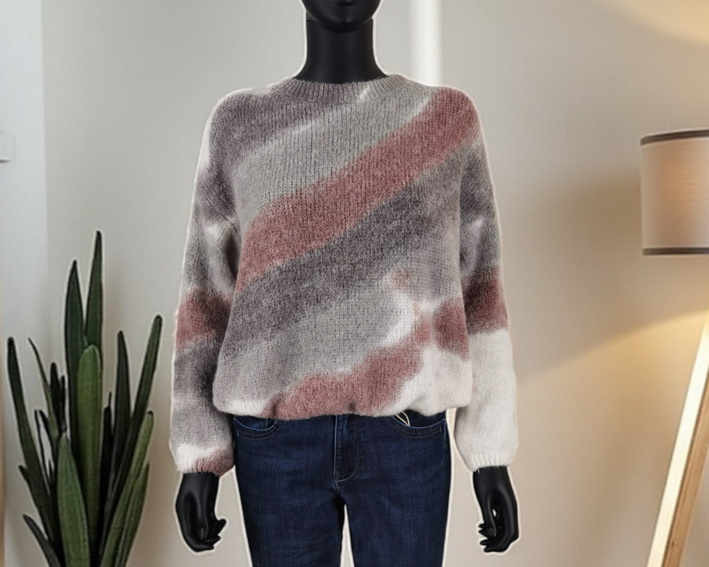 Strickpulli mit Farbverlauf