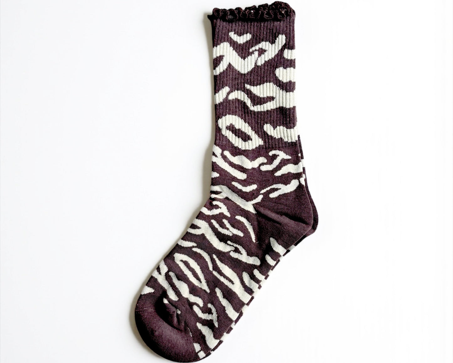 Zebra-Socken – stylisch, weich & auffällig