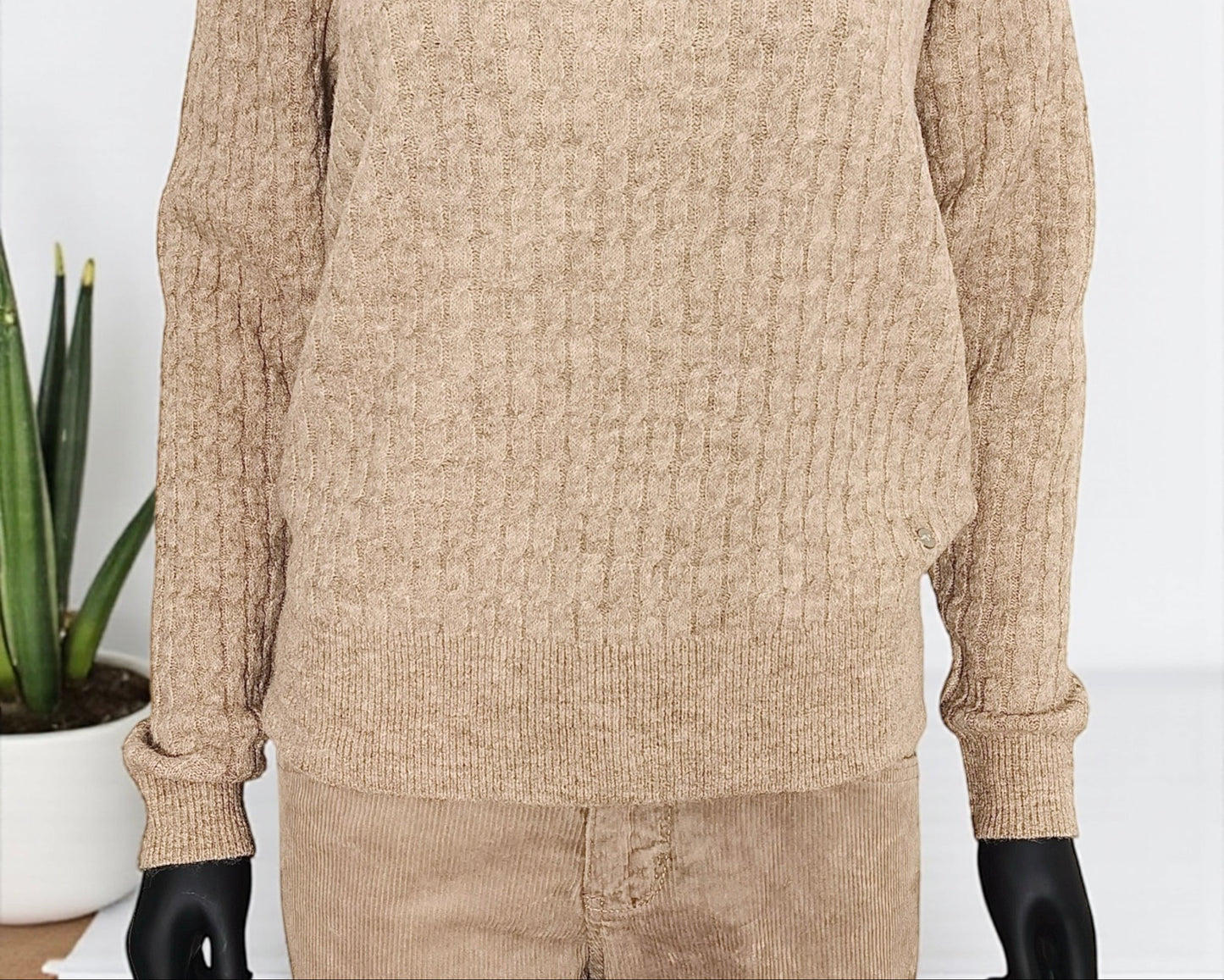 Red Button – Strickpullover in Beige