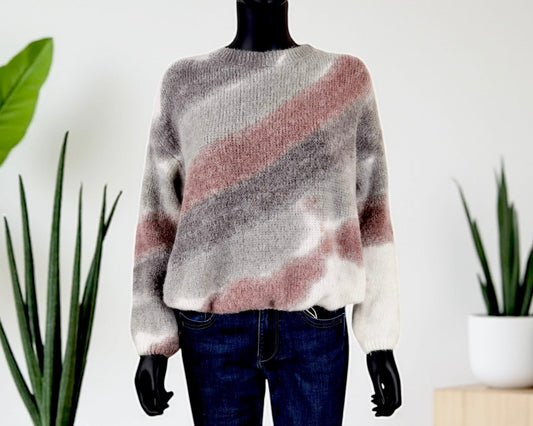 Strickpulli mit Farbverlauf