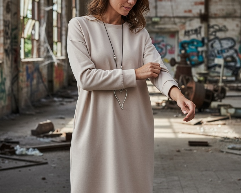 Oversize Sweatkleid –  locker & stylish