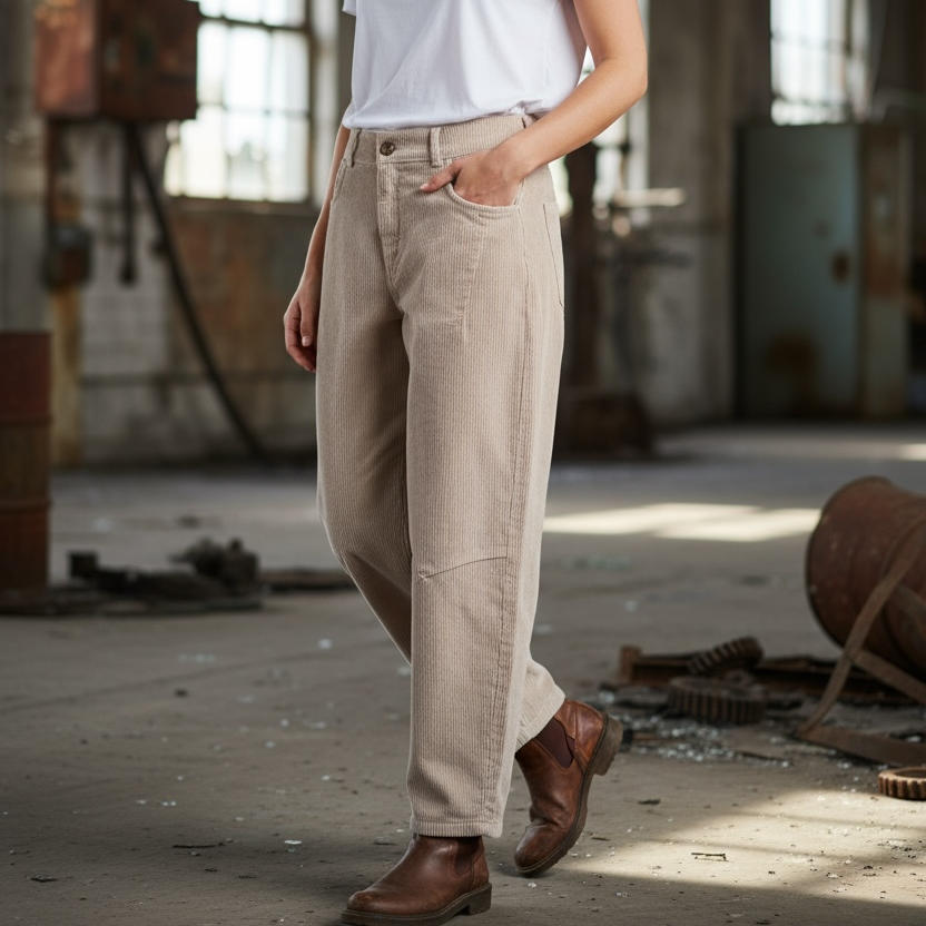 Bequeme Cordhose in Einheitsgröße