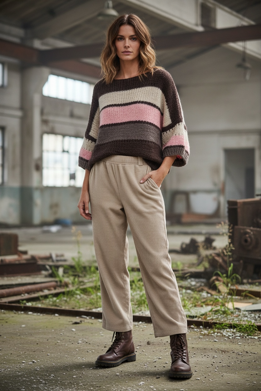 Strickpullover 3/4 Arm "Mira"