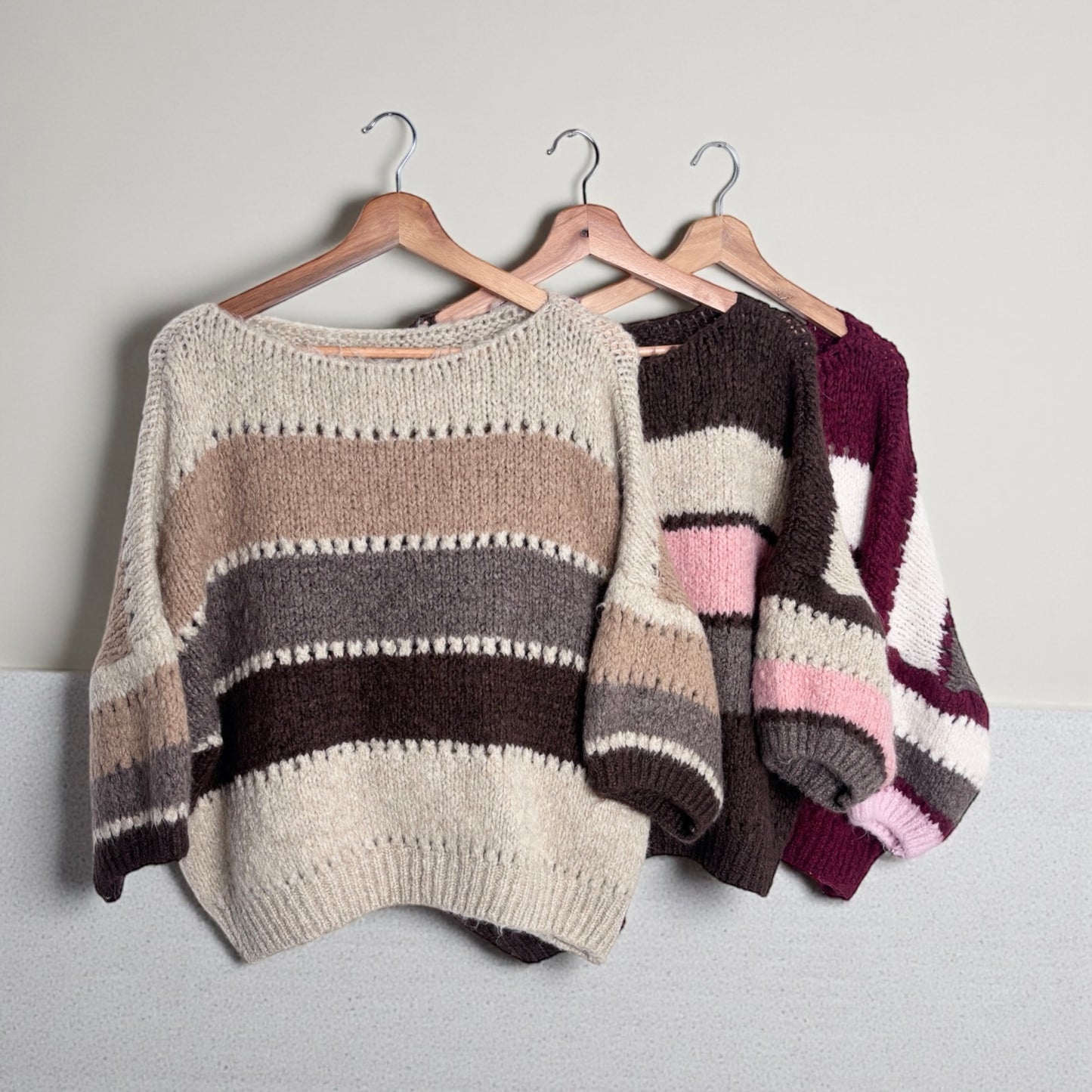 Strickpullover 3/4 Arm "Mira"