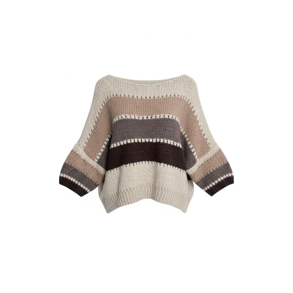 Strickpullover 3/4 Arm "Mira"