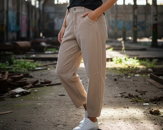 Bequeme Cordhose in Einheitsgröße