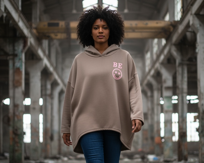 BE :) Hoodie – modern & voller good vibes