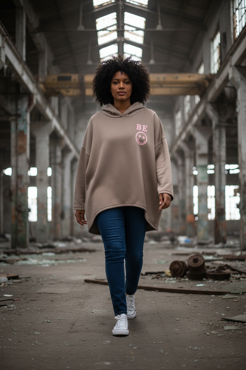 BE :) Hoodie – modern & voller good vibes