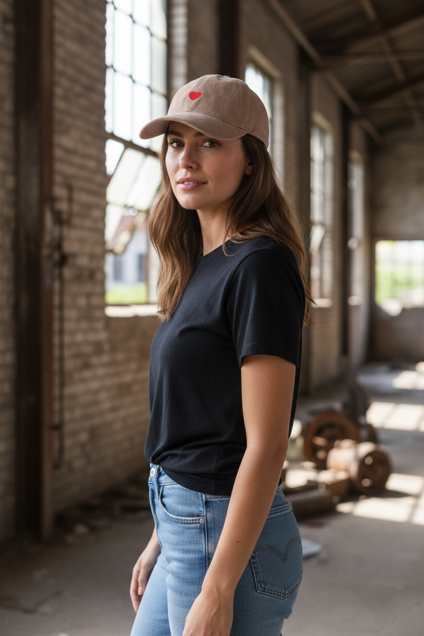 Herz Capi Wildleder Optik