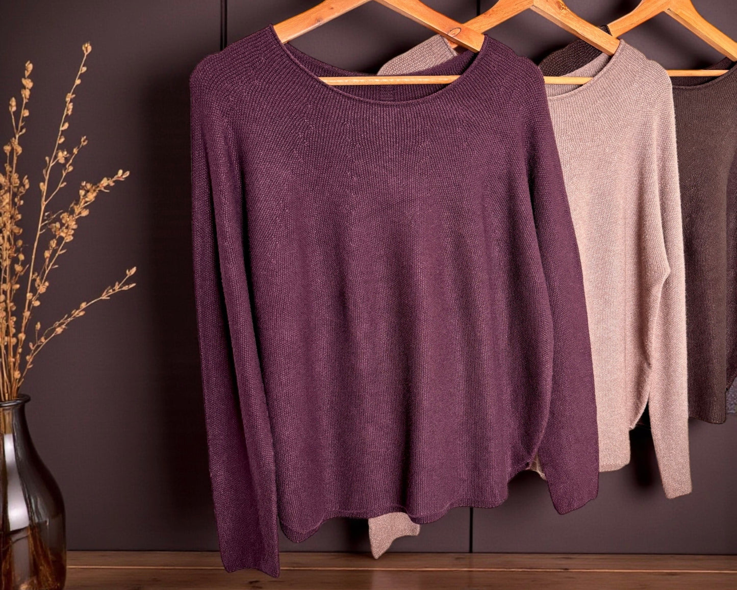 Weicher Strickpullover - für jeden Tag