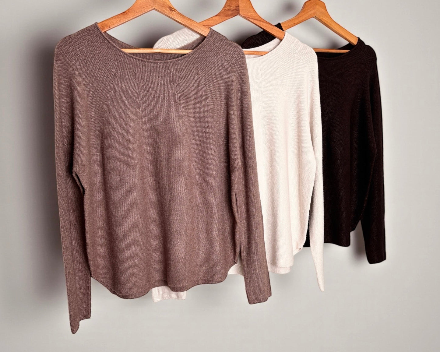 Weicher Strickpullover - für jeden Tag