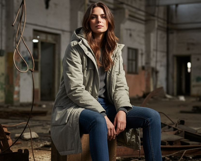 Rino & Pelle – Mantel mit Kapuze