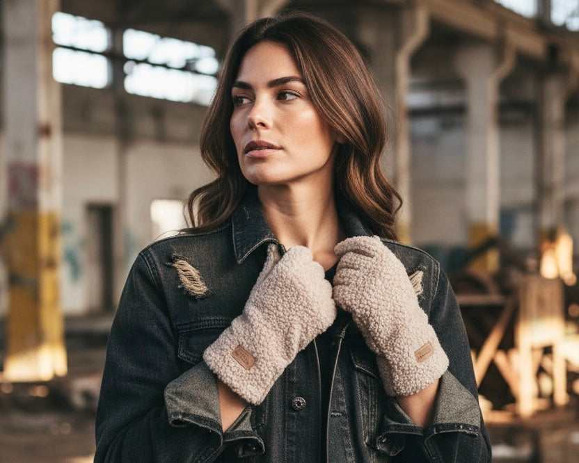 Teddy-Fleece Handschuhe – weich, warm & stylisch