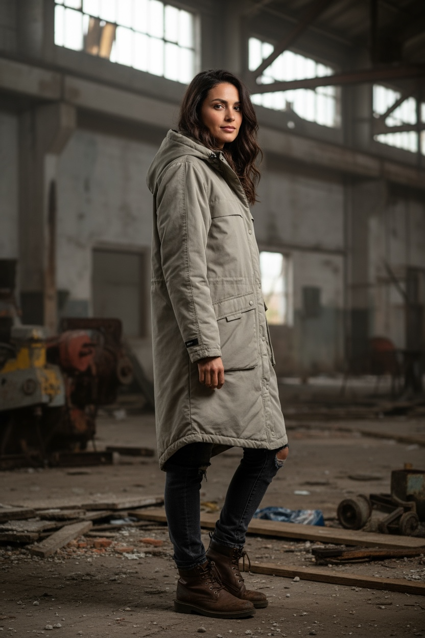 Rino & Pelle – Mantel mit Kapuze