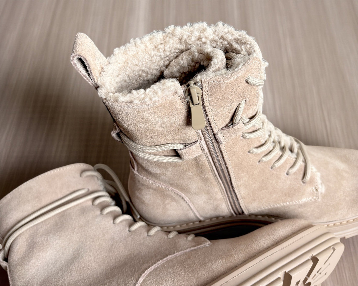 Rino & Pelle – Gefütterte Winter-Boots mit Reißverschluss