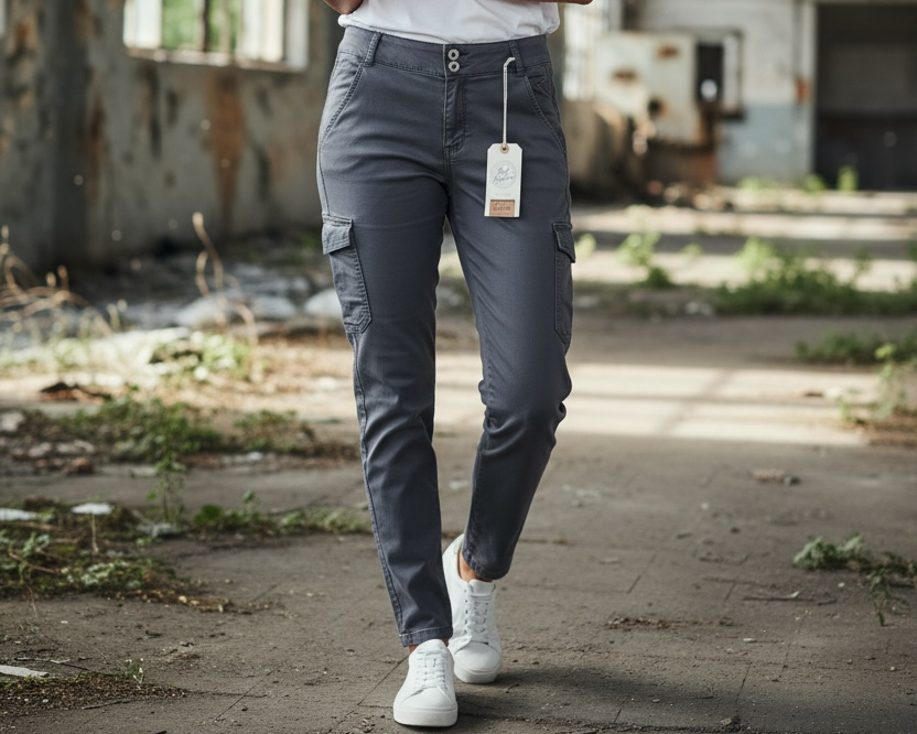 Cargo-Hose in Anthrazit – Lässig, bequem & stylisch