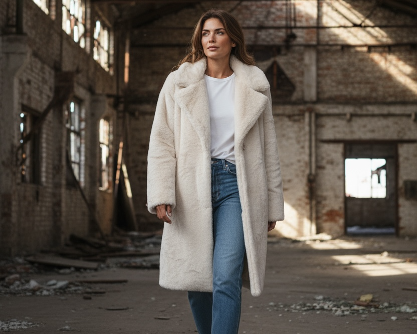 Eleganter Mantel – Kuschelstil für Wintertage