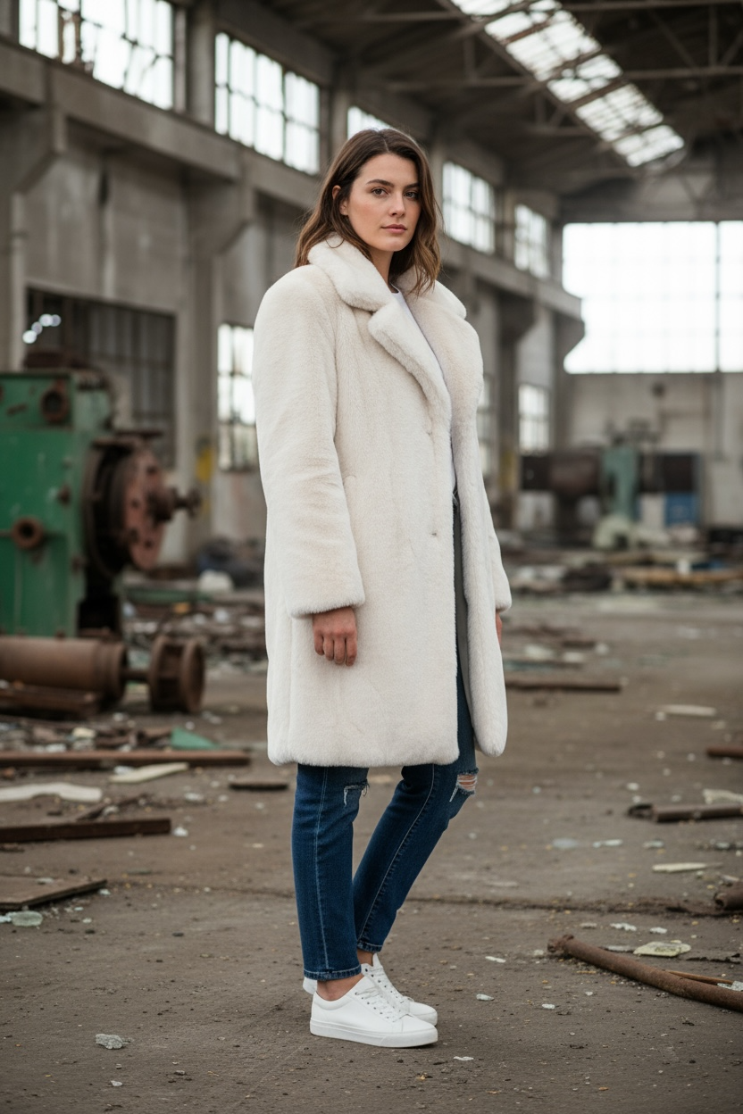 Eleganter Mantel – Kuschelstil für Wintertage