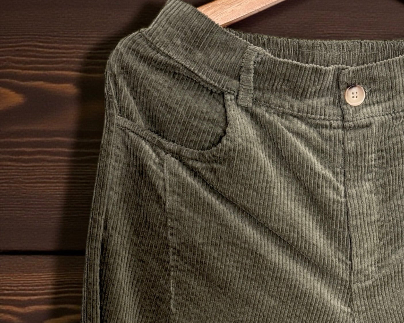 Bequeme Cordhose in Einheitsgröße