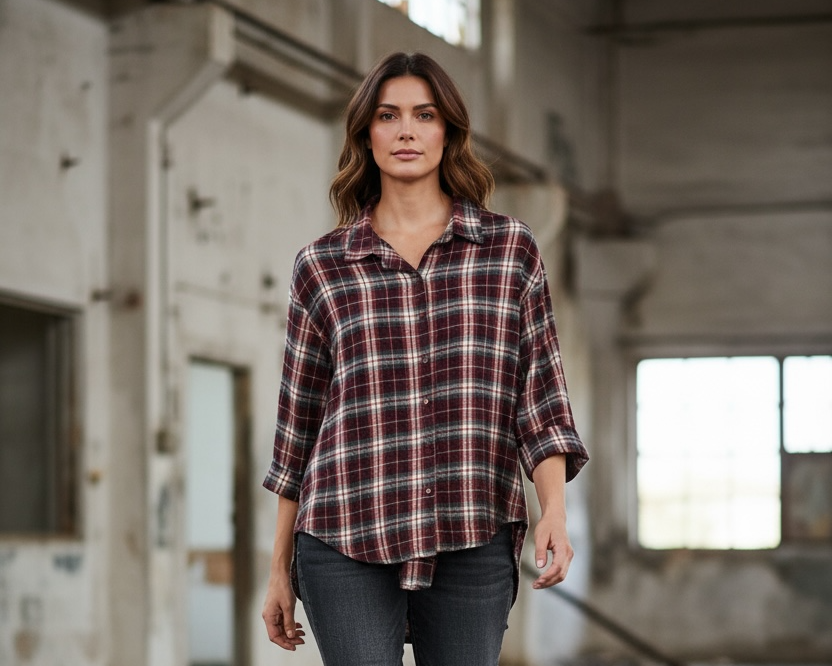 Kariertes Flanellhemd – Lässig & vielseitig