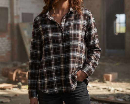 Kariertes Flanellhemd – Lässig & vielseitig