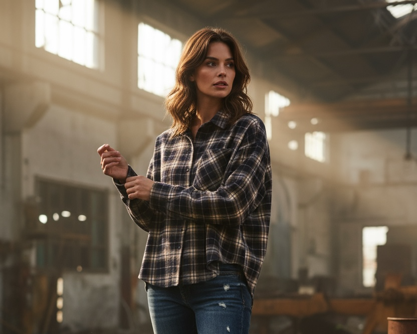 Kariertes Flanellhemd – Lässig & vielseitig