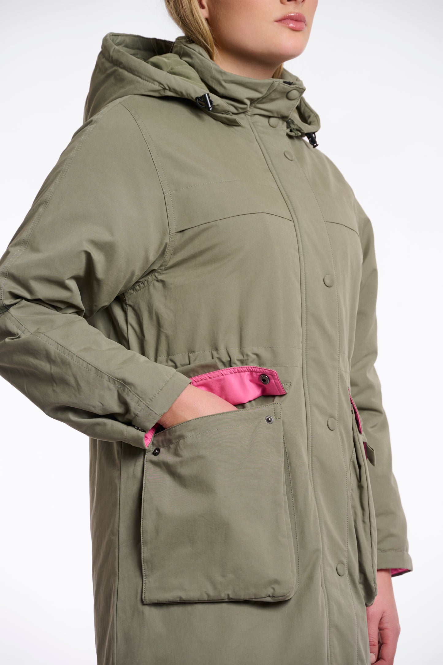 Rino & Pelle – Langer Parka mit Kapuze